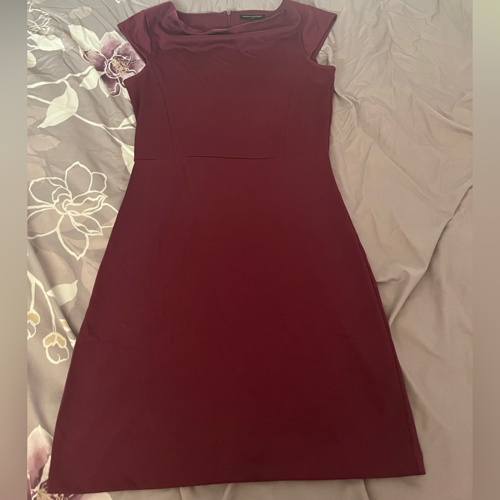 Cowl neck Sheath Dress